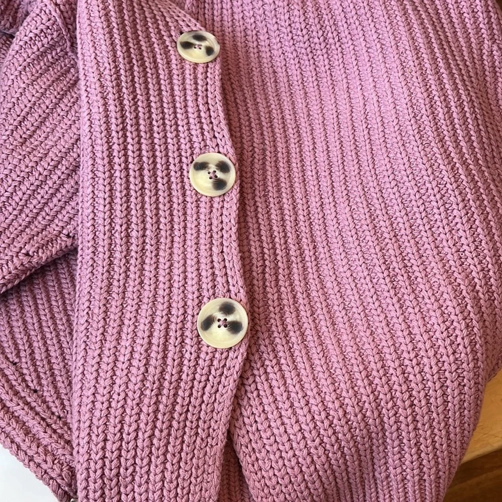 NWT Free People Swim Too Deep Cardi Size XS, S, M, or L Smoked Pink